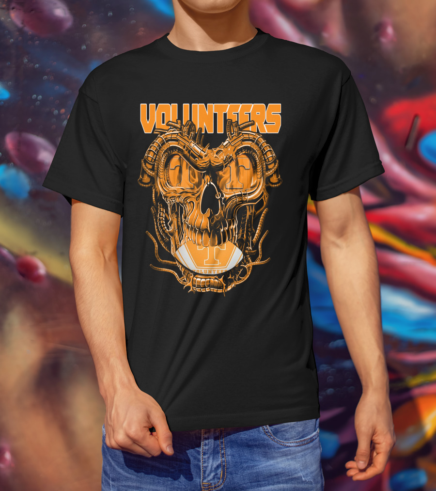 Volunteers Dragonskull Tennessee Football T-Shirt