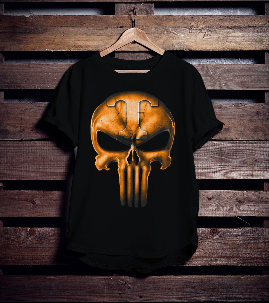 Skull T Logo Tennessee Volunteers T-Shirt