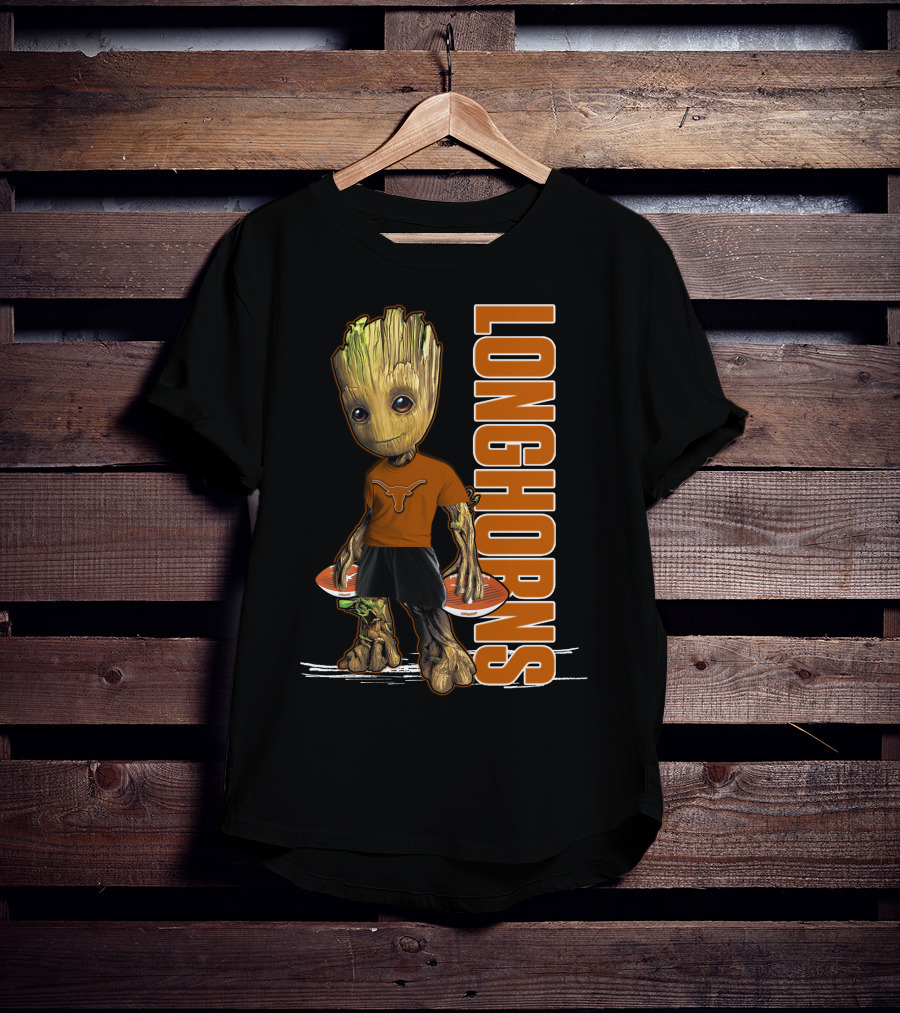 Groot Longhorns Texas Fan Mashup T-Shirt