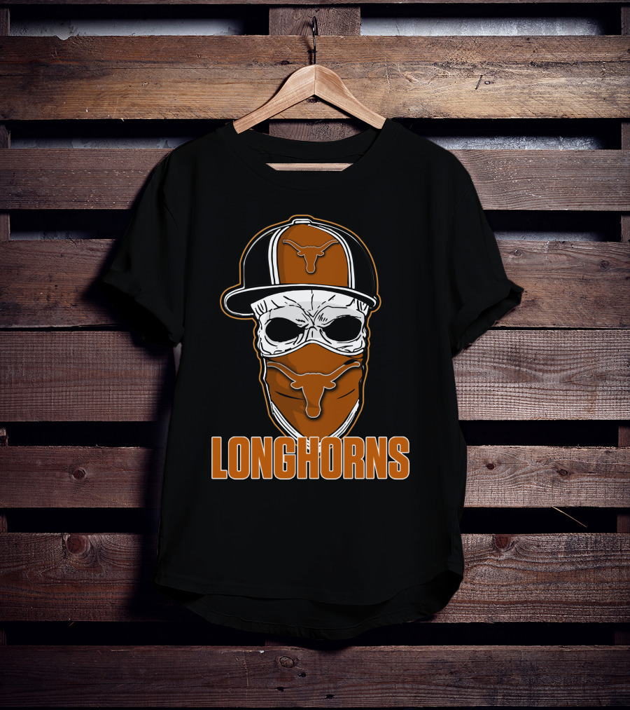 Skull Hat Longhorns Texas Iconic T-Shirt