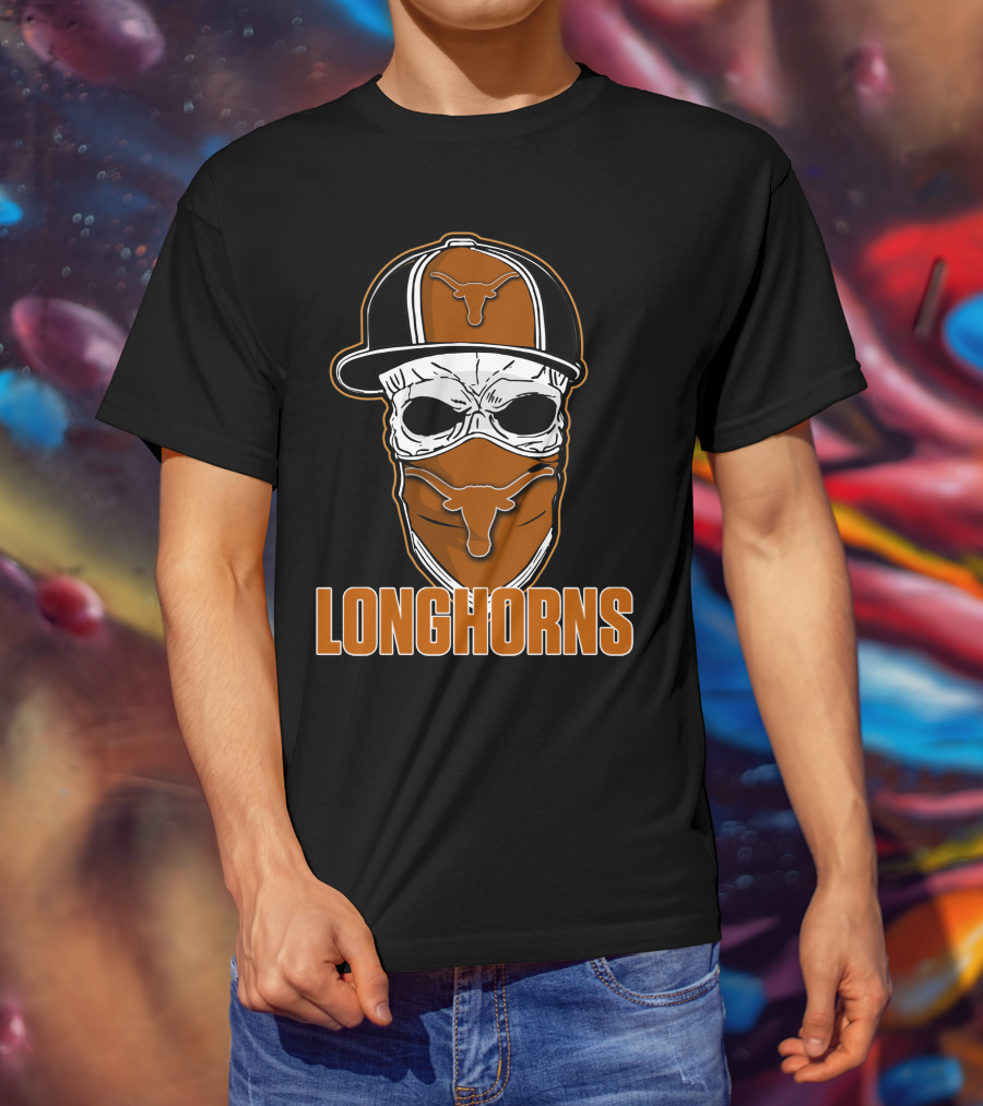 Skull Hat Longhorns Texas Iconic T-Shirt