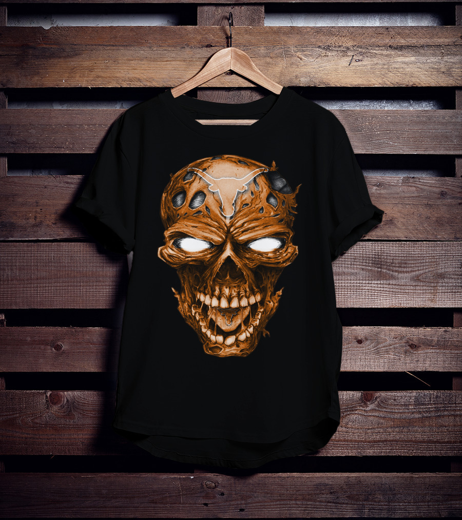 Texas Longhorns Skull T-Shirt