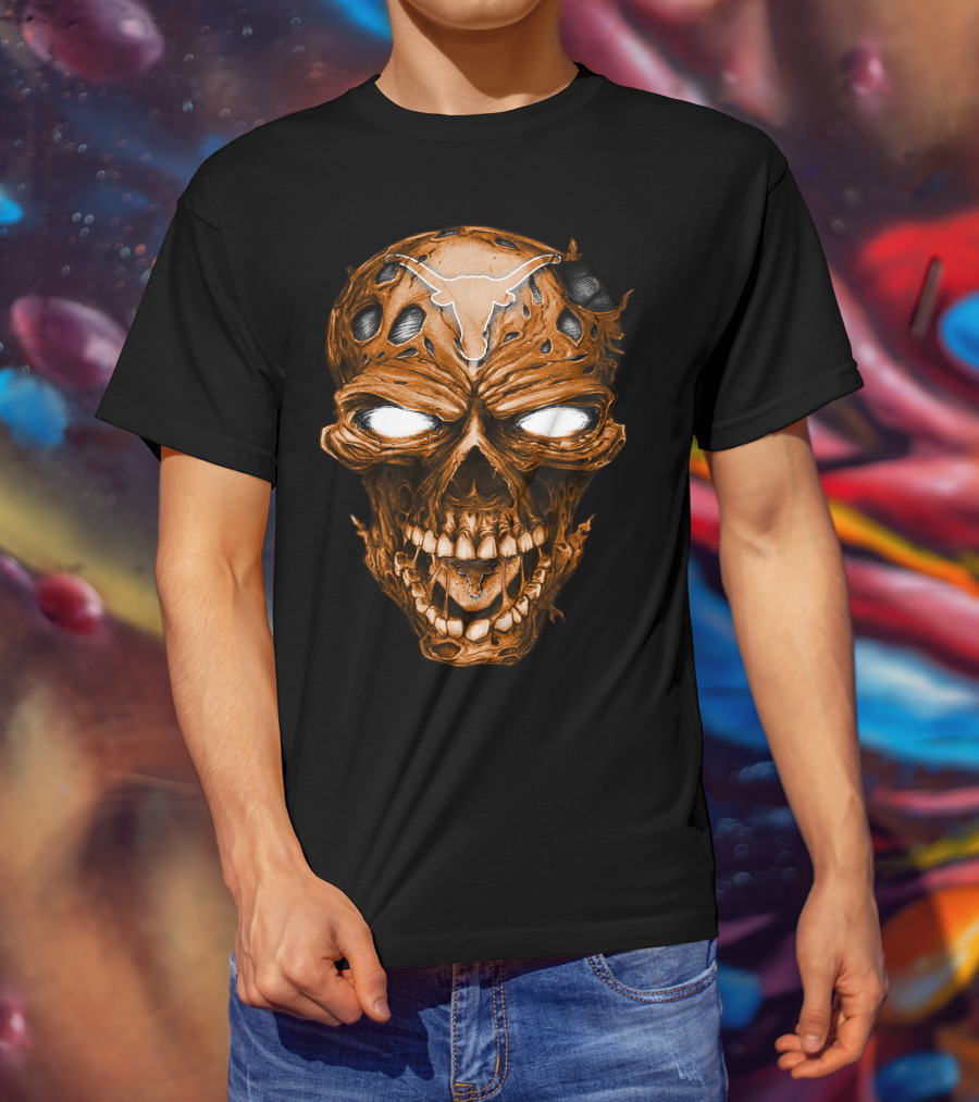 Texas Longhorns Skull T-Shirt