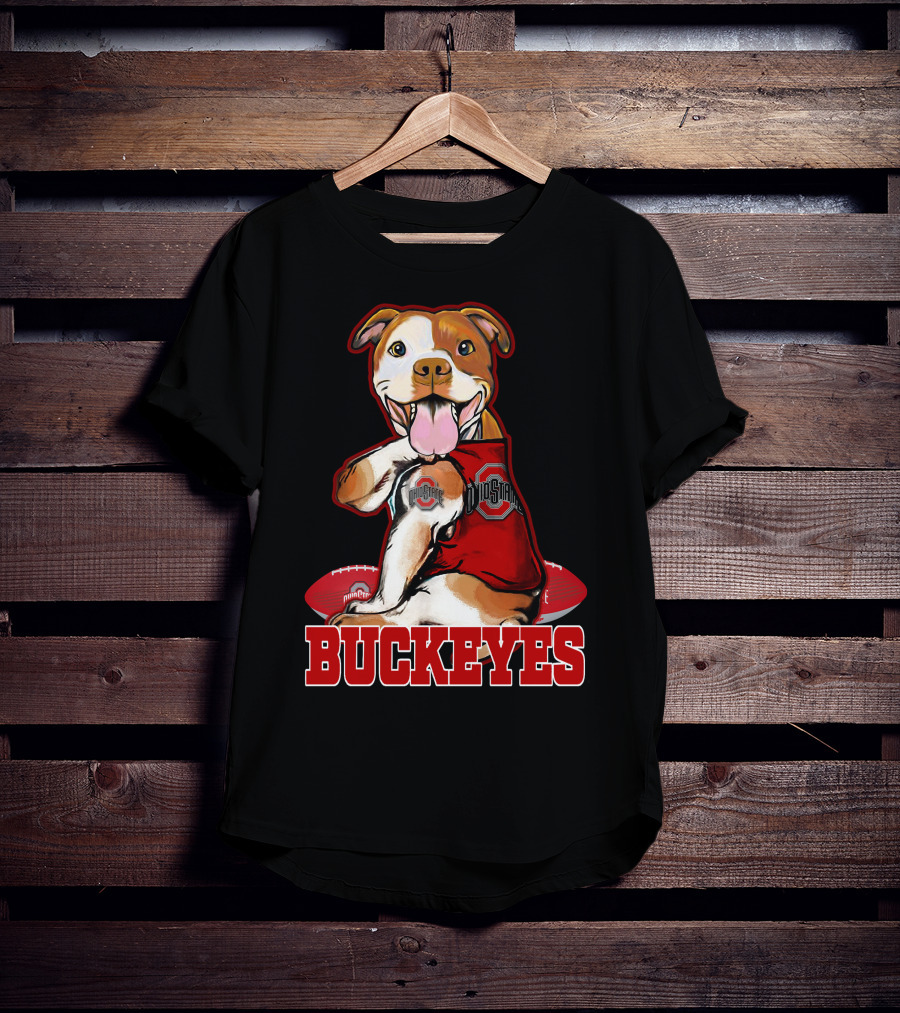 Buckeyes Pitbull Ohio State Football Team Spirit T-Shirt