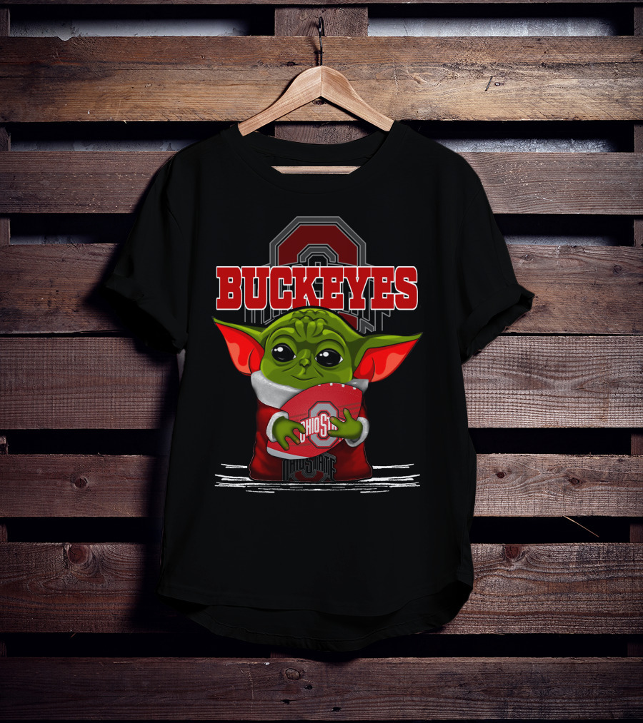 Ohio State Buckeyes Yoda Football Fan T-Shirt