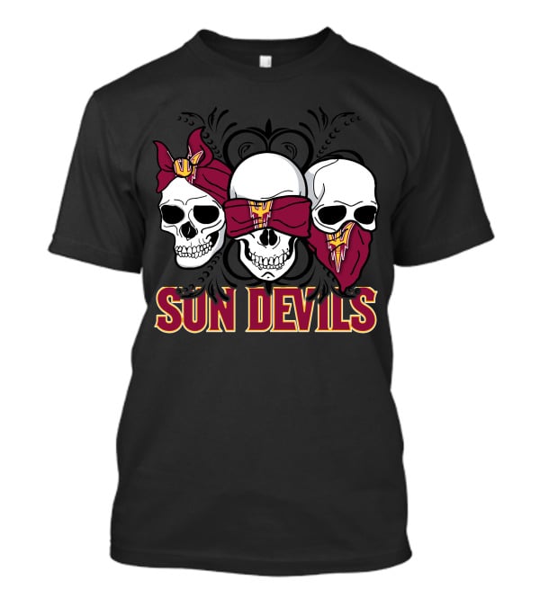 Sun Devils Skull Trio Bandana T-Shirt