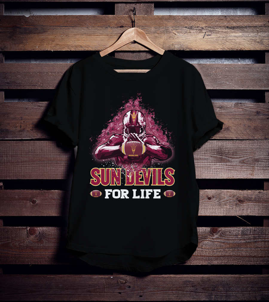 Sun Devils For Life Arizona State Football T-Shirt