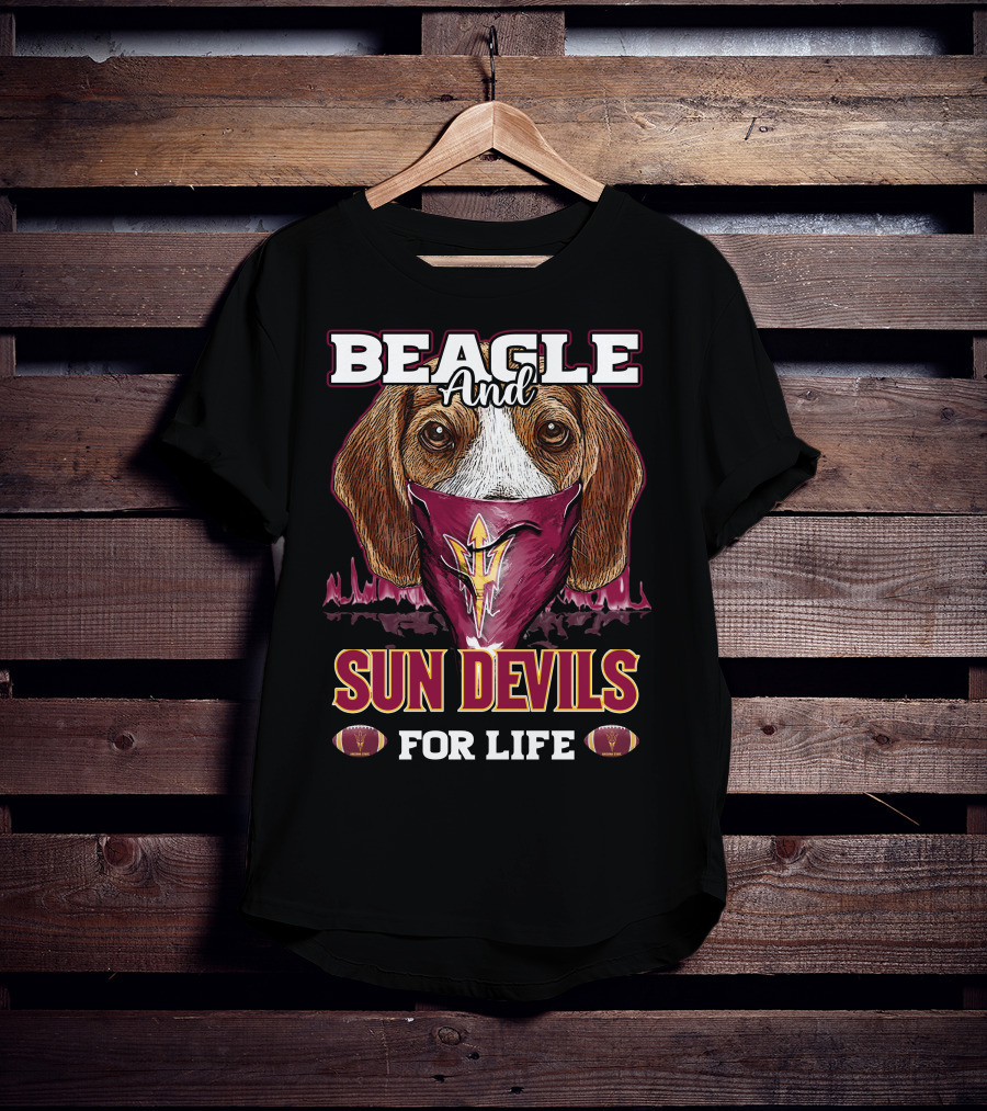 Beagle And Sun Devils For Life T-Shirt