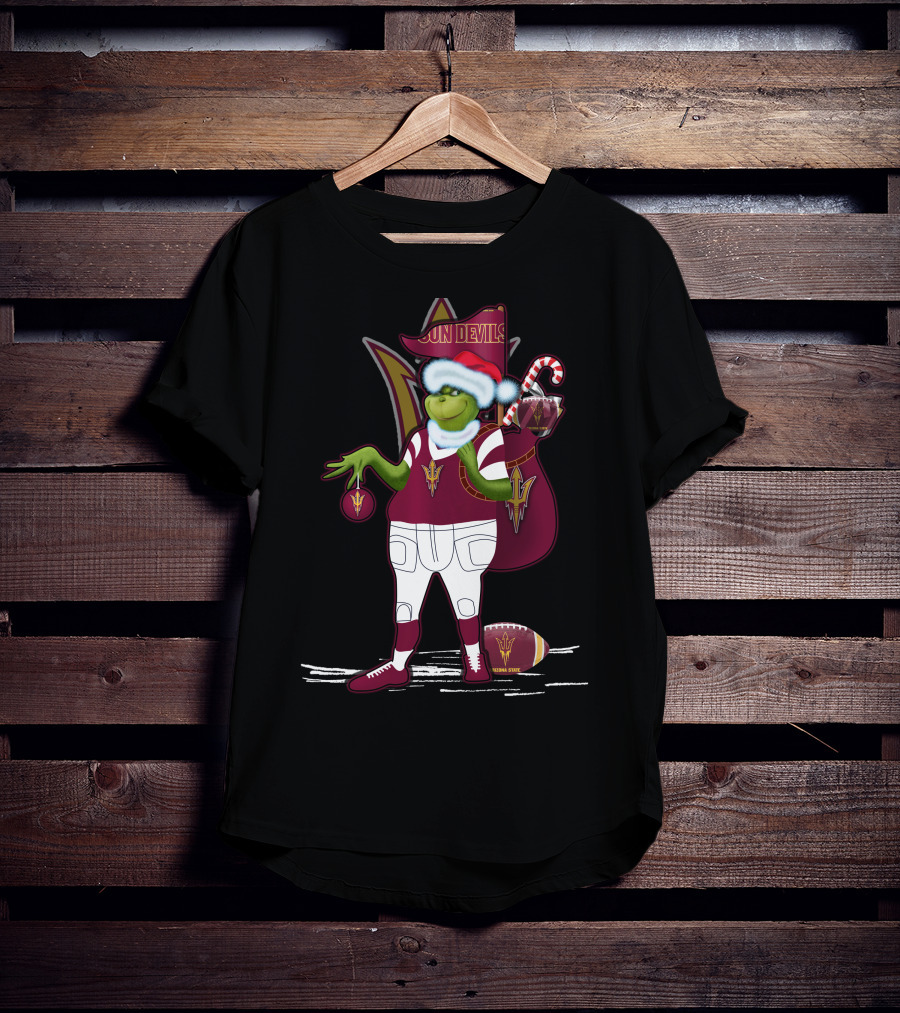 Grinchxmas Sun Devils Arizona State University Christmas T-Shirt