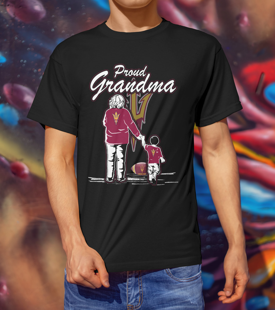 Proud Grandma Sun Devils Arizona State Football Fan T-Shirt