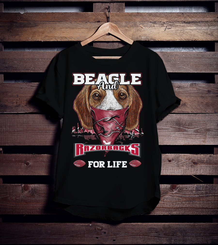 Beagle And Razorbacks For Life T-Shirt