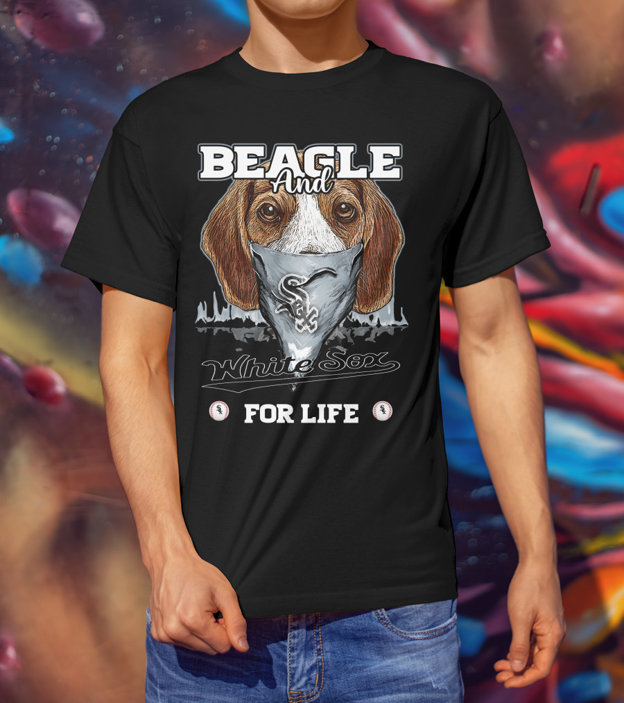 Beagle And White Sox For Life T-Shirt