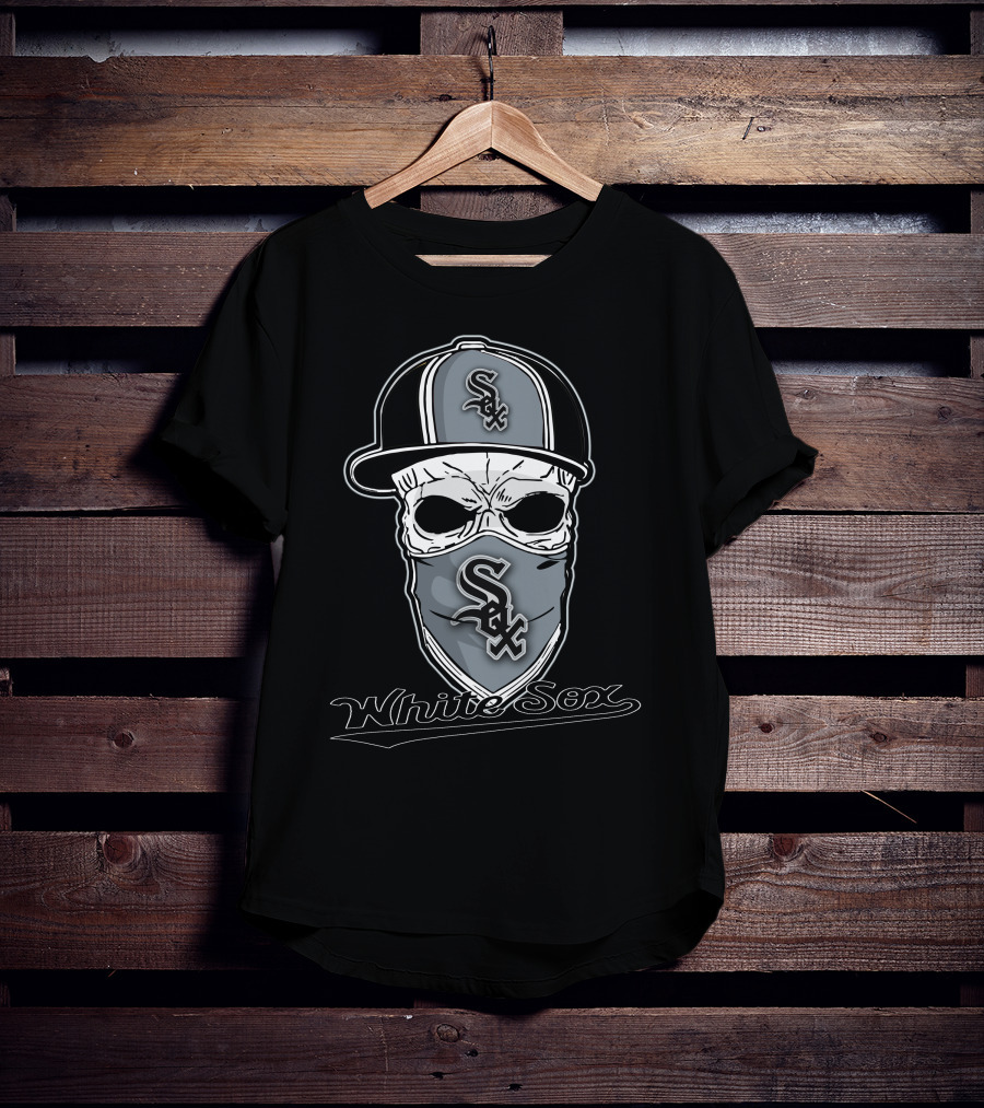 Skull Hat Chicago White Sox Sox Bandana White Sox T-Shirt