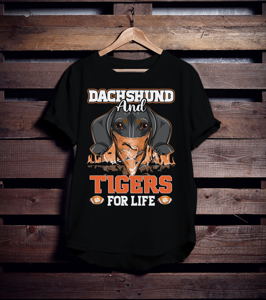 Dachshund And Tigers For Life T-Shirt