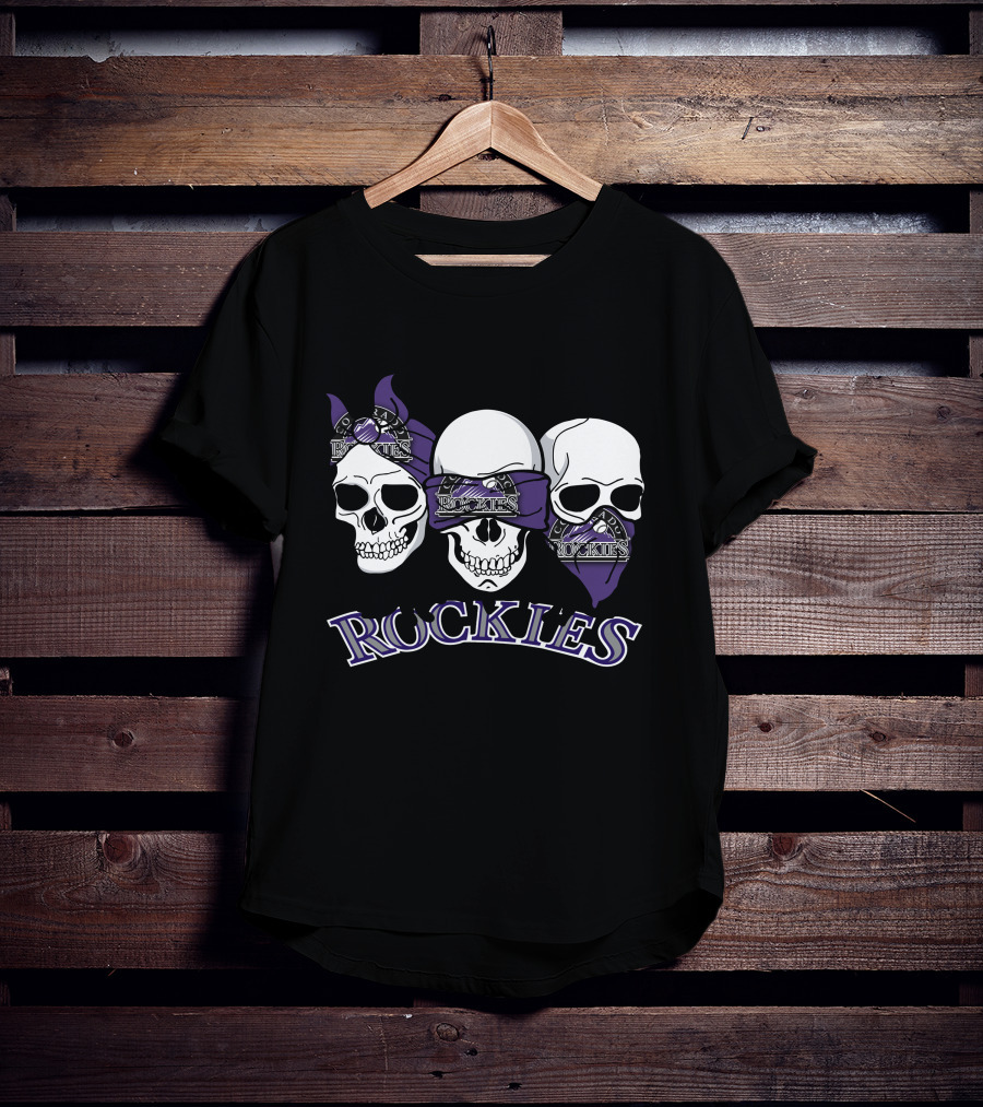 Rockies Three Skull Bandana T-Shirt