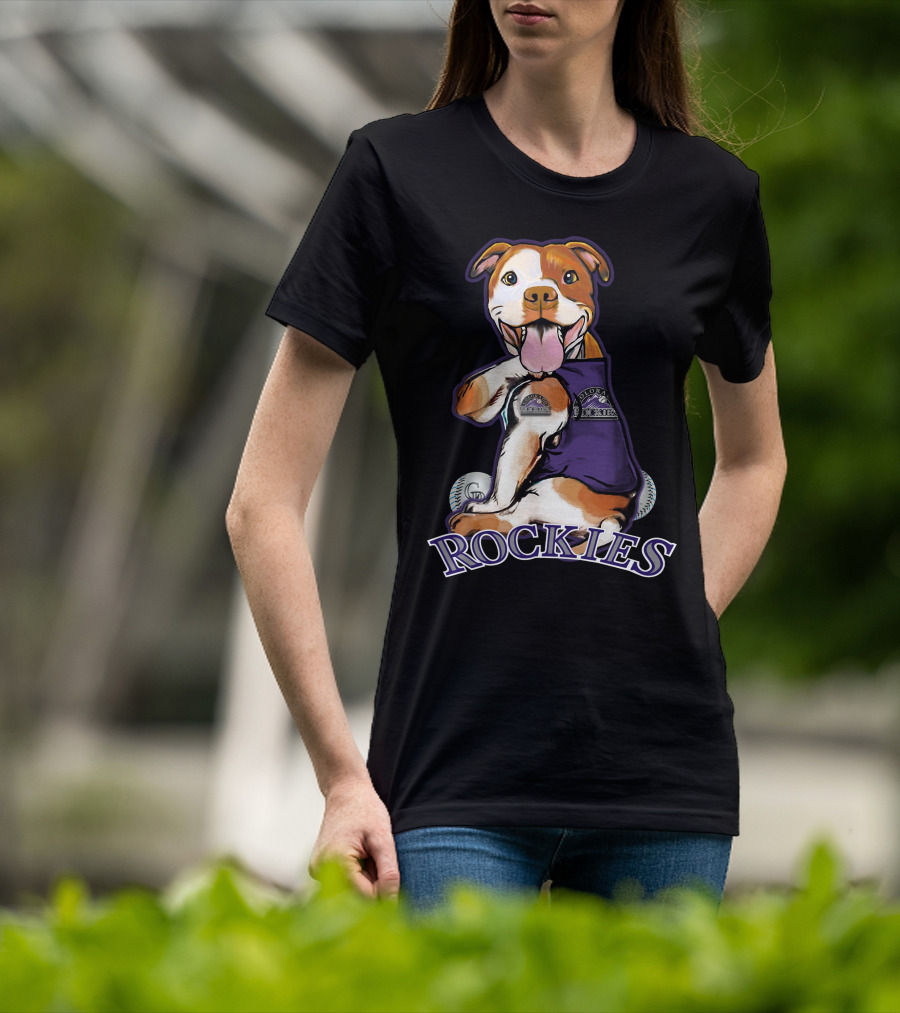 Rockies Pittbull Colorado Baseball T-Shirt