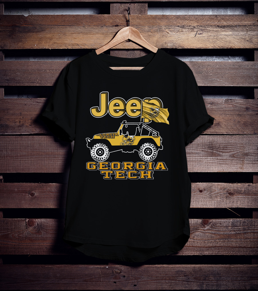 Jeep Georgia Tech Yellow Jackets Georgia Tech Jeep T-Shirt