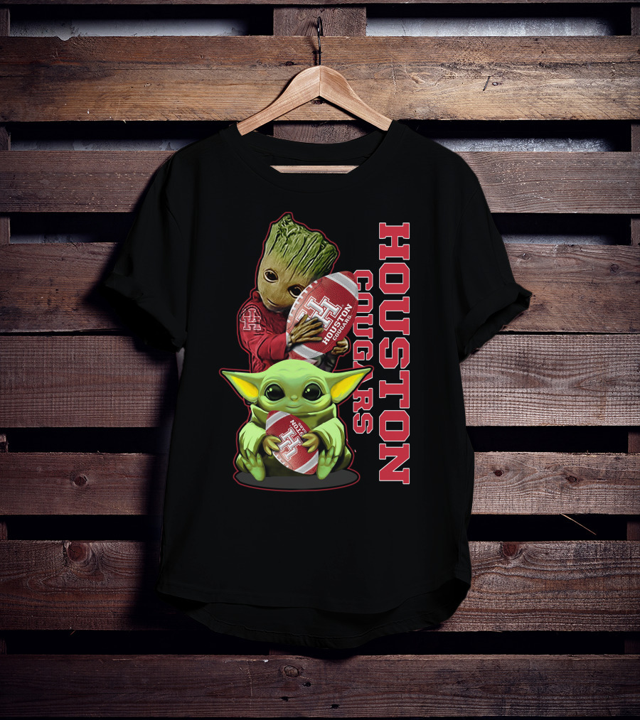 Grzd Houston Cougars Football Baby Alien Tree Creature T-Shirt