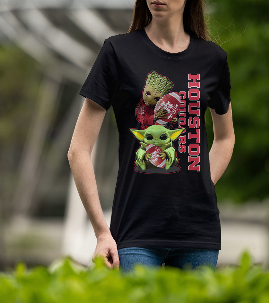 Grzd Houston Cougars Football Baby Alien Tree Creature T-Shirt
