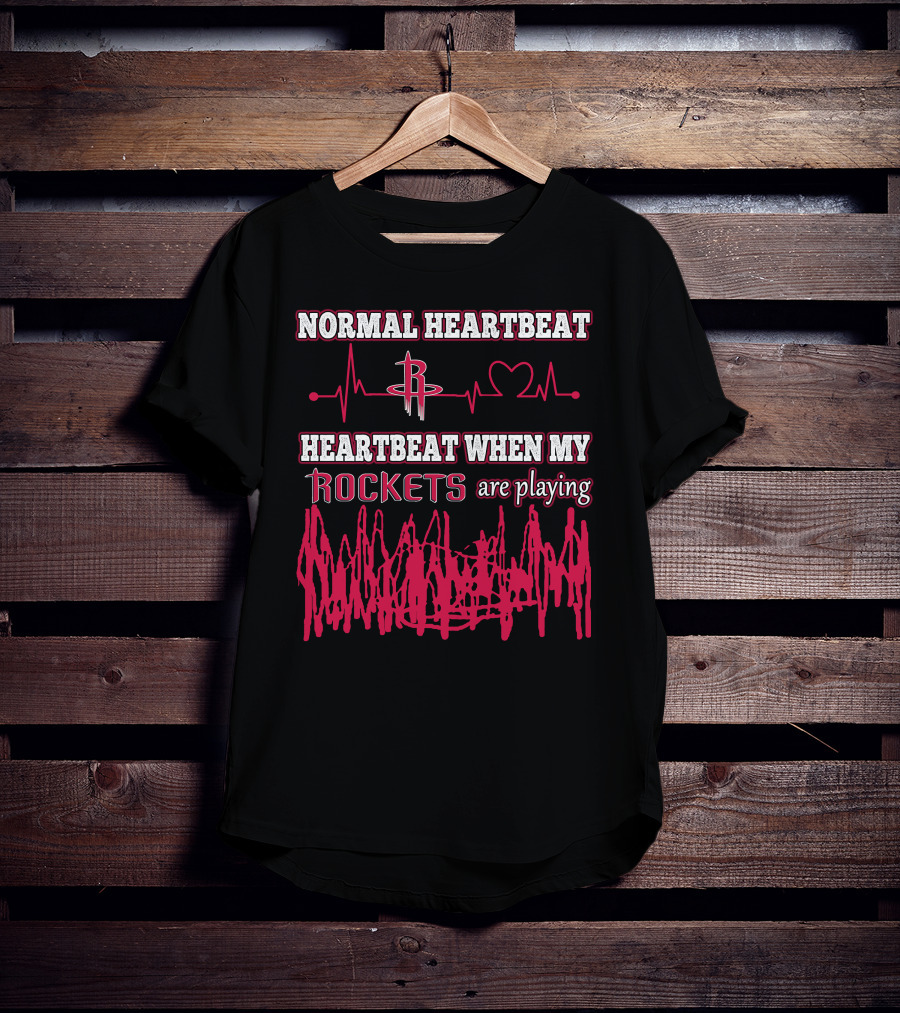 Normal Heartbeat Heartbeat When My Rockets Are Playing T-Shirt
