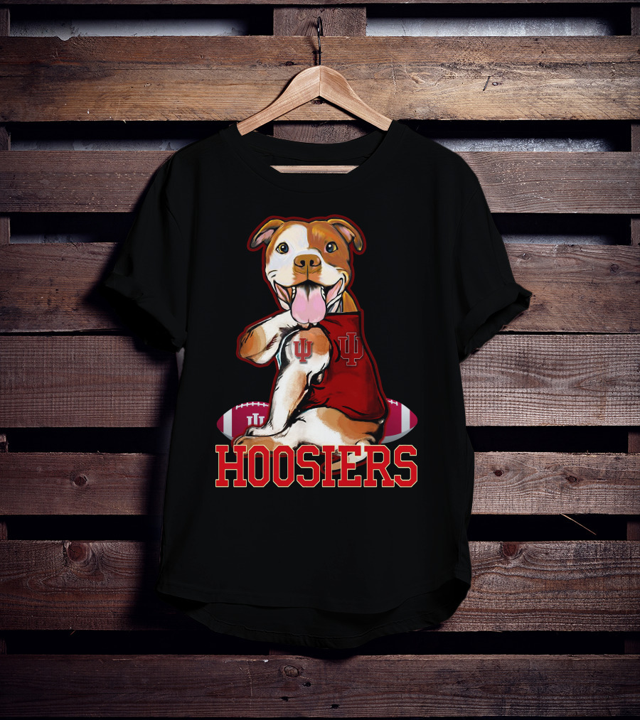 Indiana Hoosiers Pittbull IU Football T-Shirt