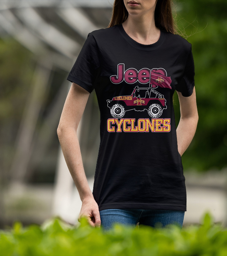 Jeep Iowa State Cyclones State Cyclones Jeep Cyclones T-Shirt