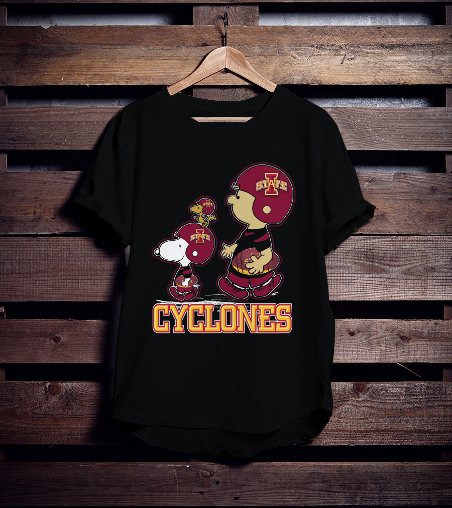 Snpfootball Cyclones Iowa State Peanuts Collection T-Shirt
