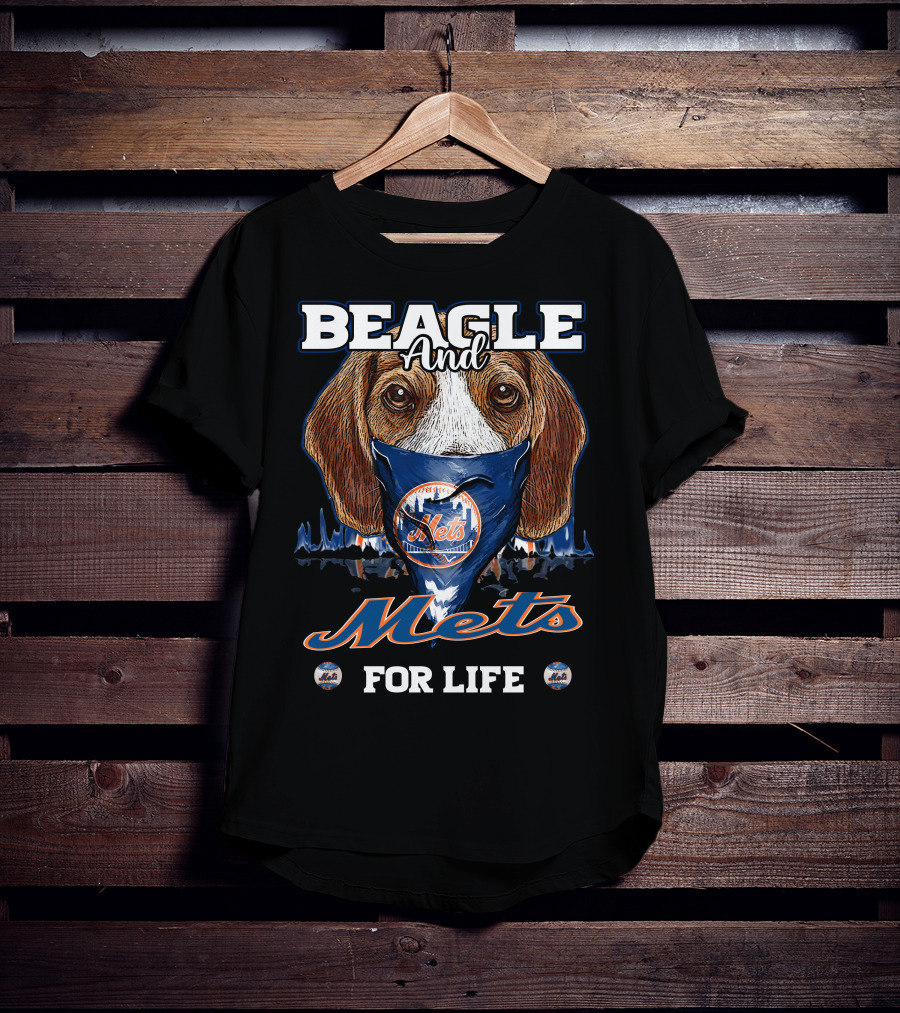 Beagle And Mets For Life T-Shirt