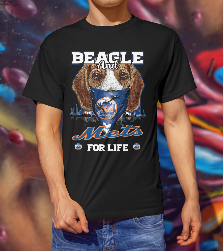 Beagle And Mets For Life T-Shirt