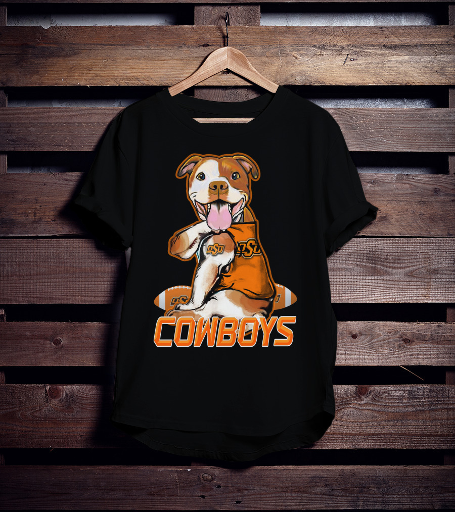 Pittbull OSU Cowboys Football Team Spirit T-Shirt