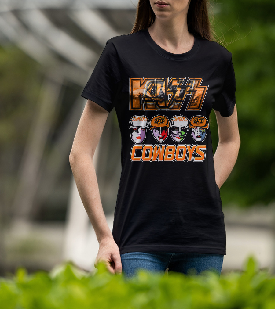 KISS Oklahoma State Cowboys OSU Fan T-Shirt