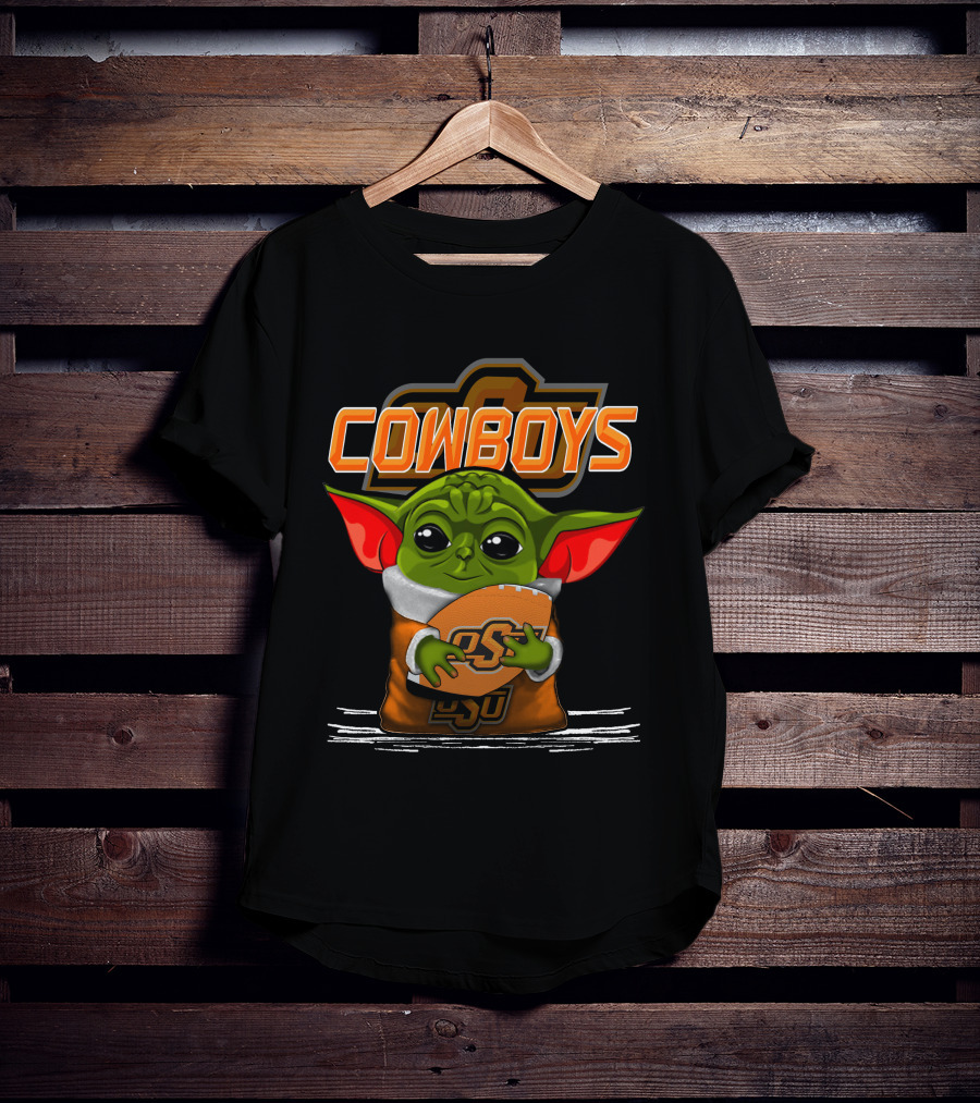 Cowboys OSU Yoda Football Fan T-Shirt