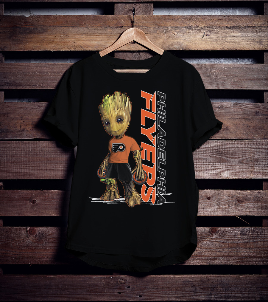 Philadelphia Flyers Groot Hockey Fan T-Shirt