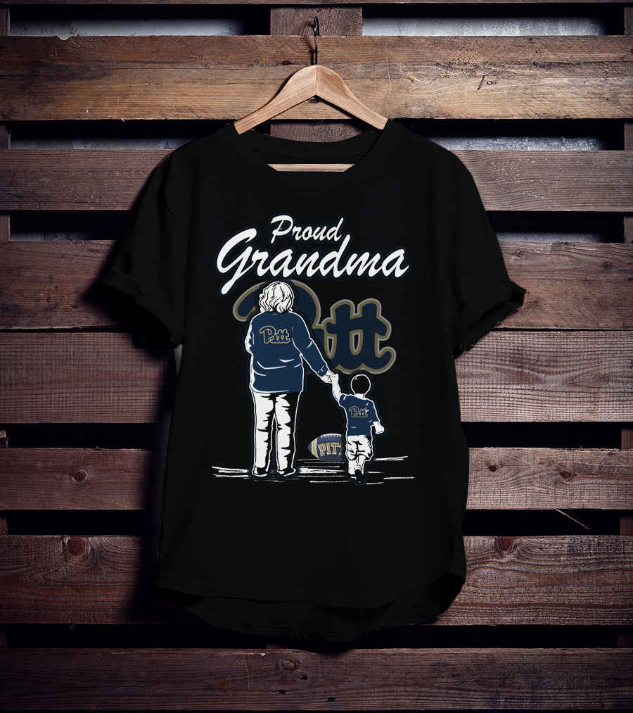 Proud Grandma Pitt Panthers Football Family T-Shirt