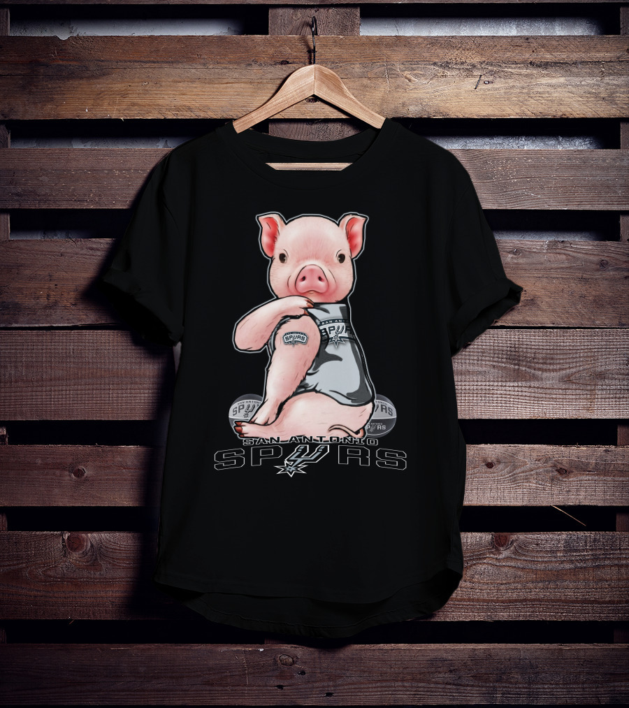 San Antonio Spurs Pig With Spurs T-Shirt