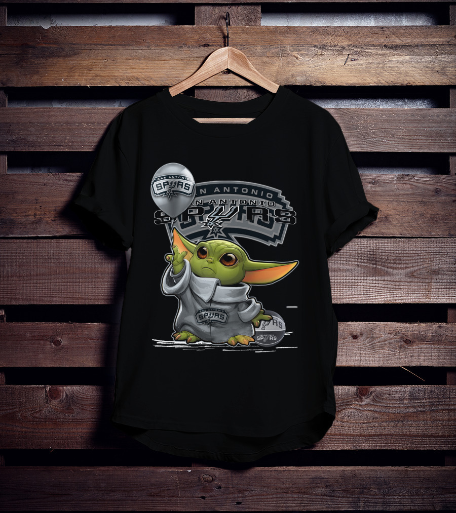 San Antonio Spurs Yoda Character T-Shirt