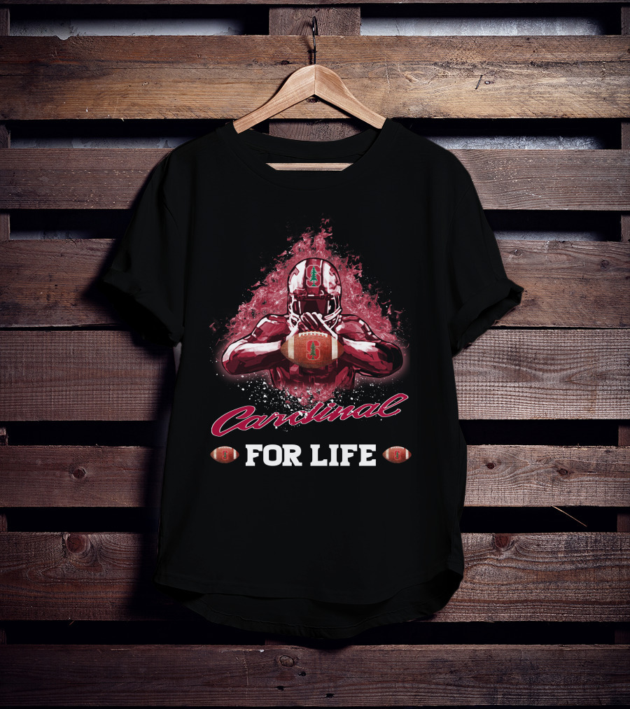 Cardinal For Life Stanford Football Energy And Passion T-Shirt