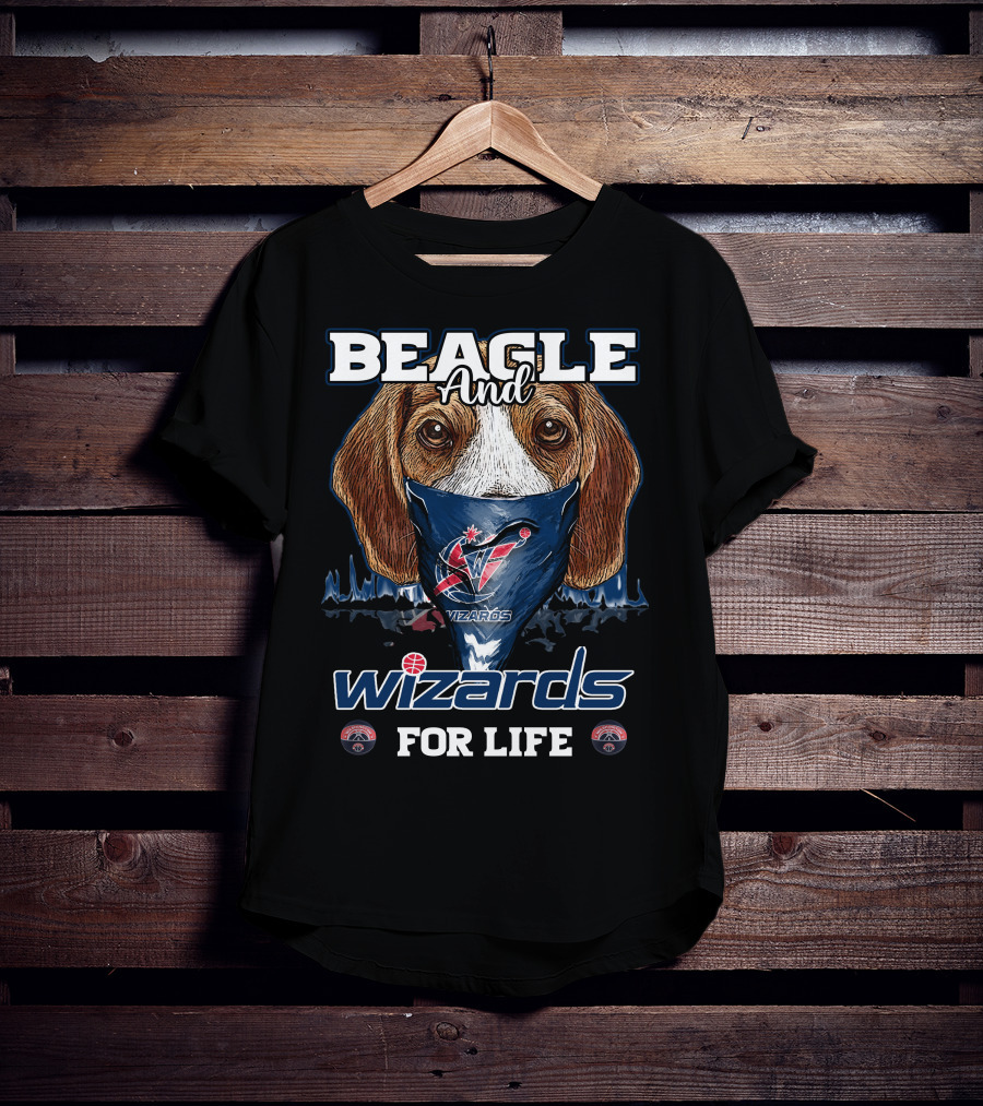 Beagle And Wizards For Life Washington Wizards T-Shirt