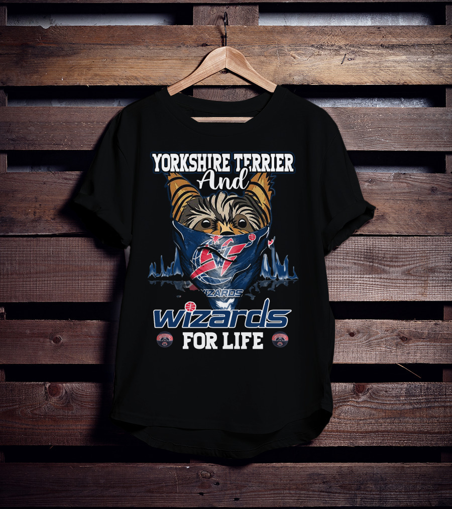 Yorkshire Terrier And Wizards For Life T-Shirt