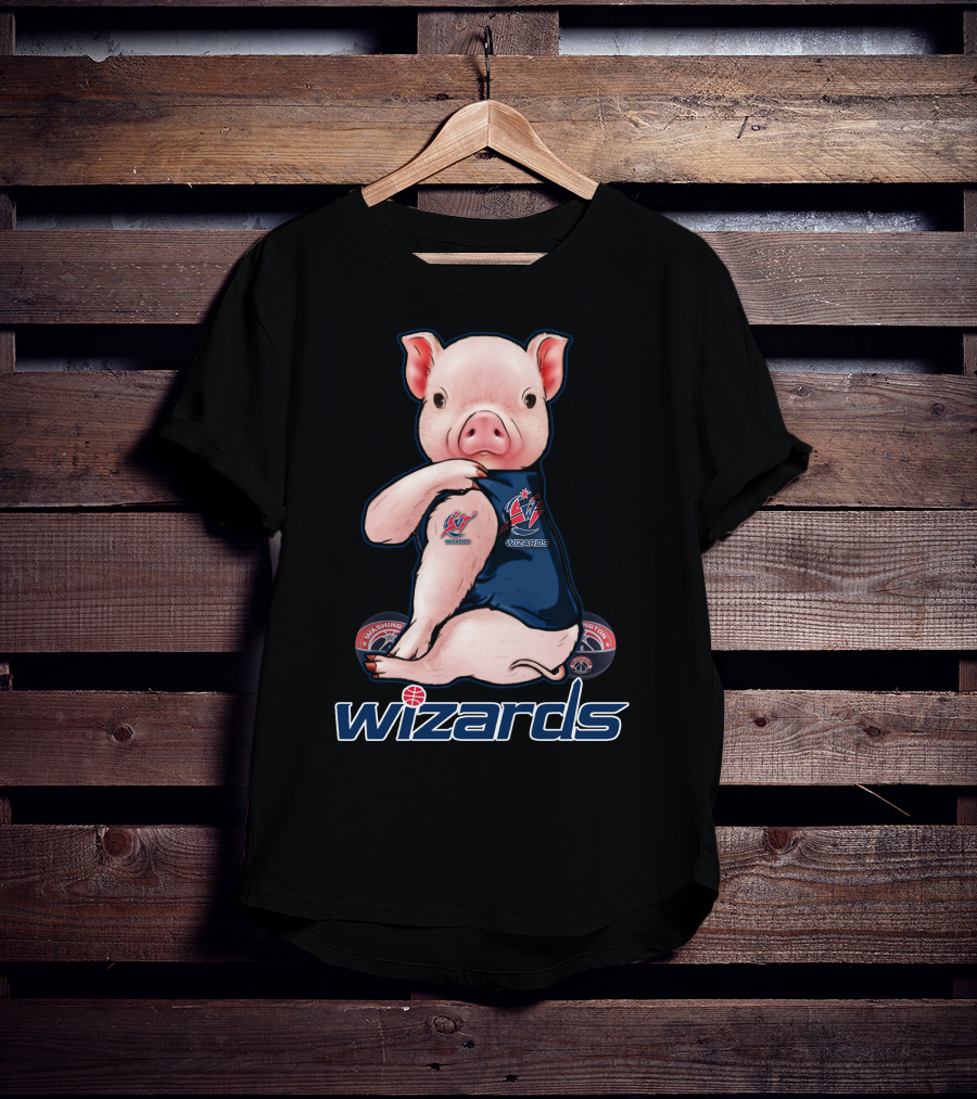 Pig Washington Wizards Wizards Basketball Team T-Shirt