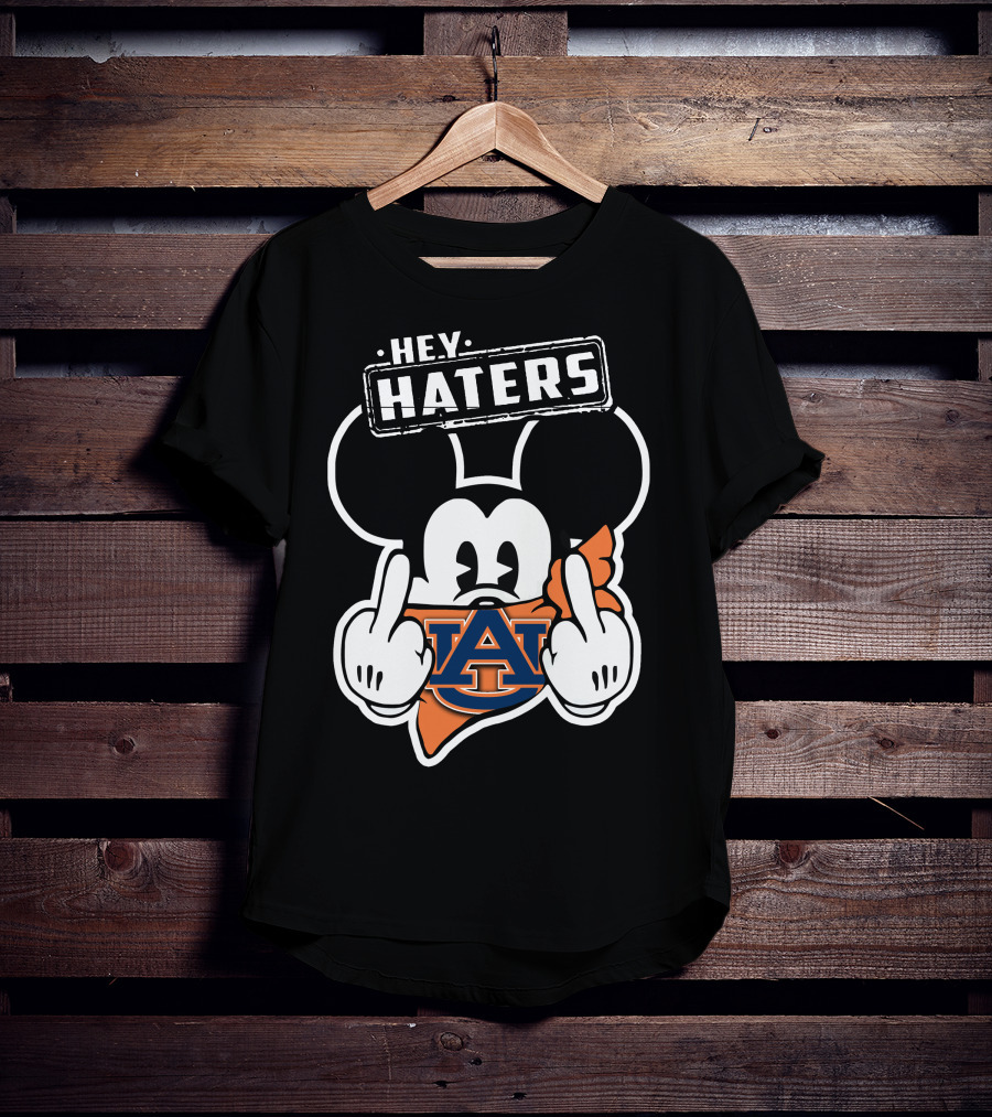 Hey Haters Mickey Mouse Auburn Tigers T-Shirt