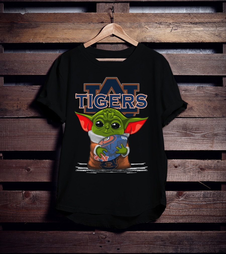 Yoda Auburn Tigers Football Fan T-Shirt
