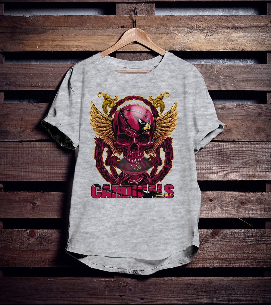 Cardinals Skullfb Arizona Cardinals T-Shirt