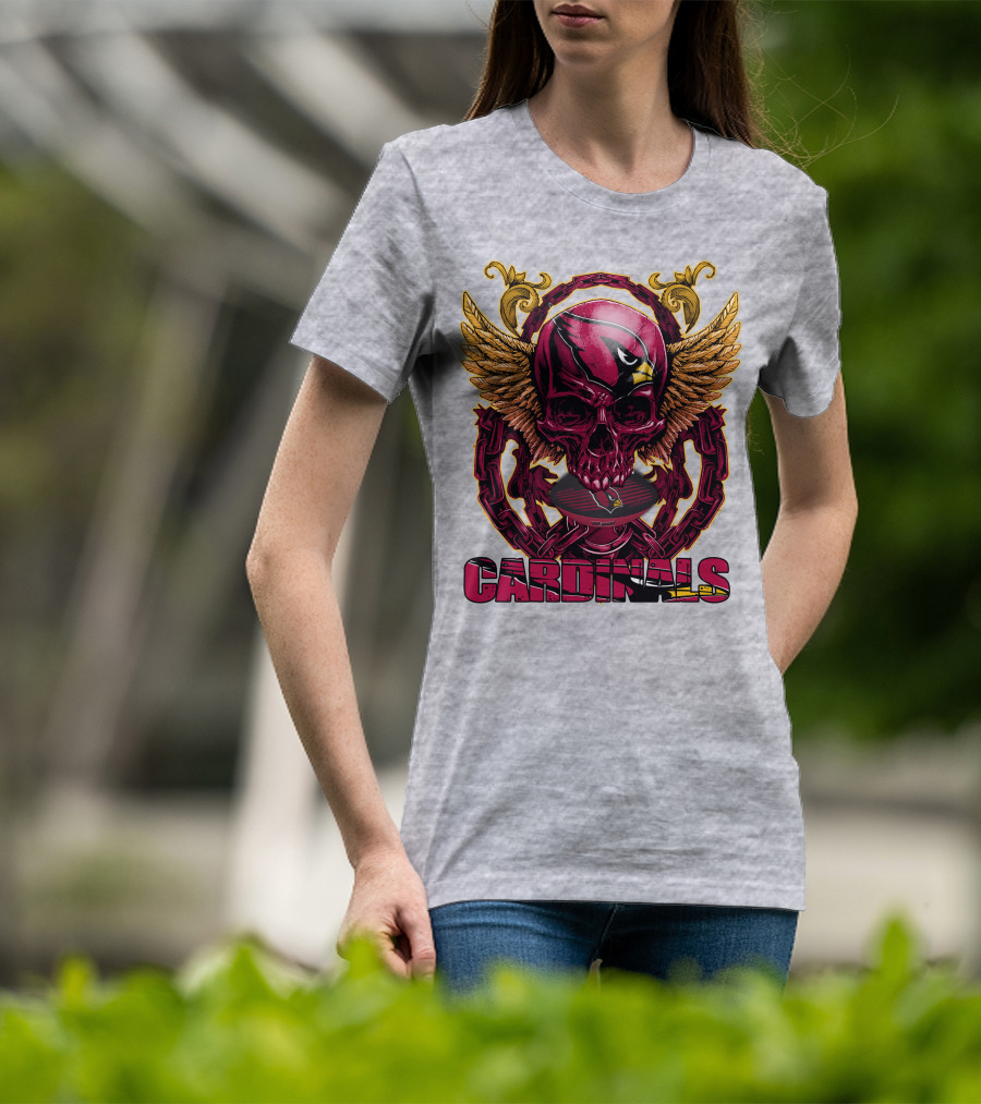 Cardinals Skullfb Arizona Cardinals T-Shirt