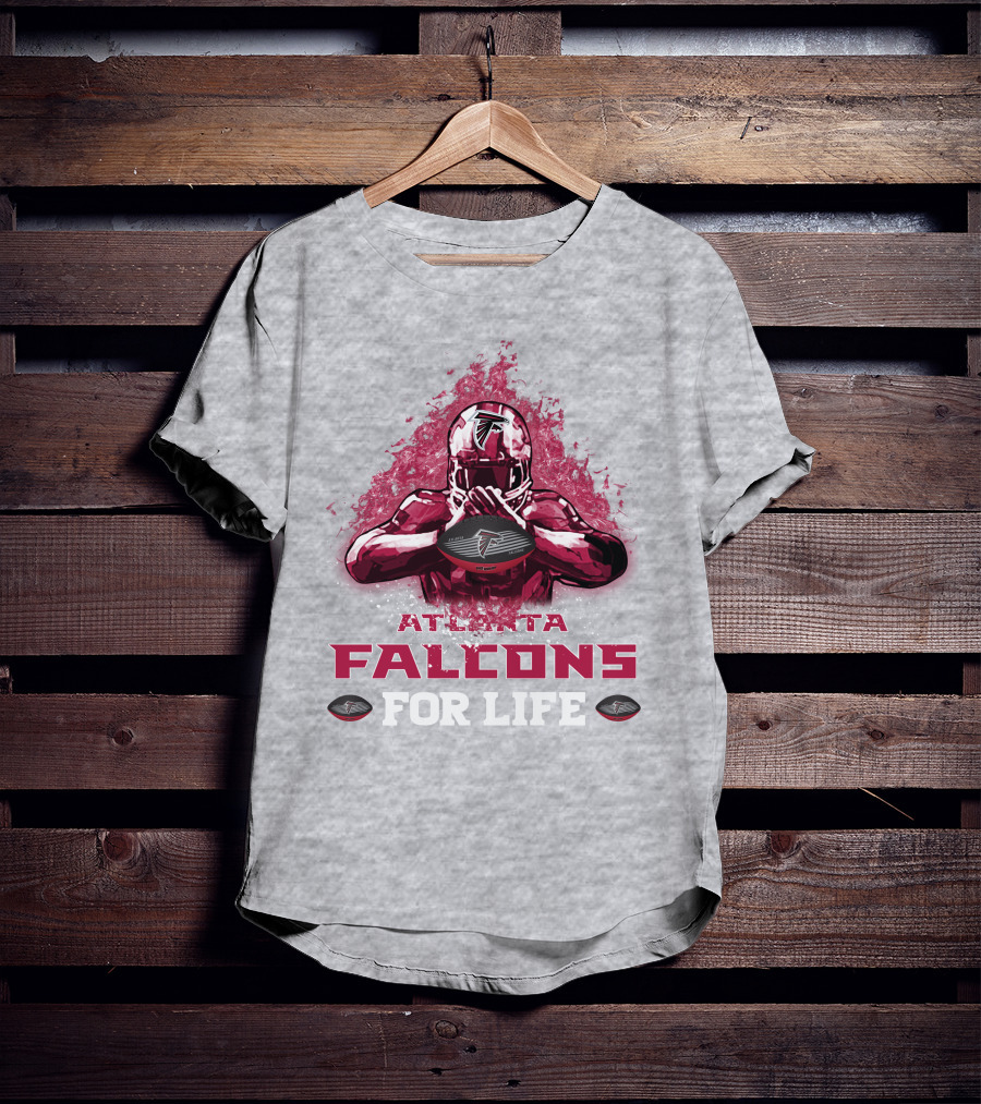 Atlanta Falcons For Life Football Player Armor T-Shirt