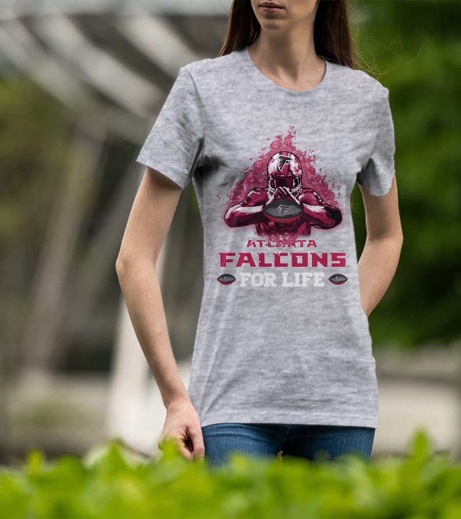 Atlanta Falcons For Life Football Player Armor T-Shirt