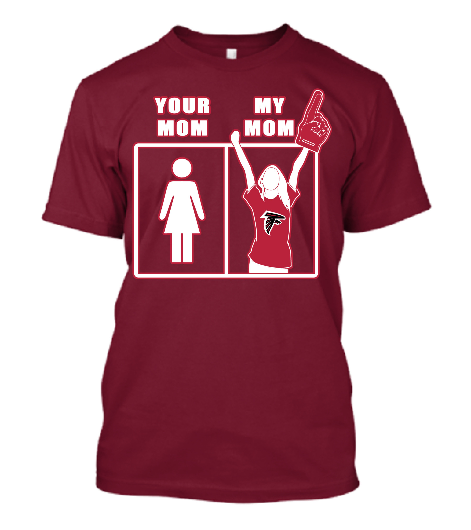 Your Mom My Mom Atlanta Falcons 40 Fan T-Shirt
