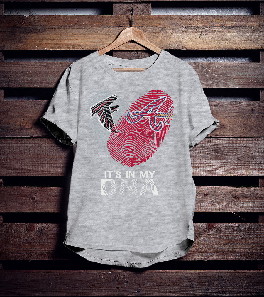 Atlanta Falcons Braves It's In My Dna T-Shirt