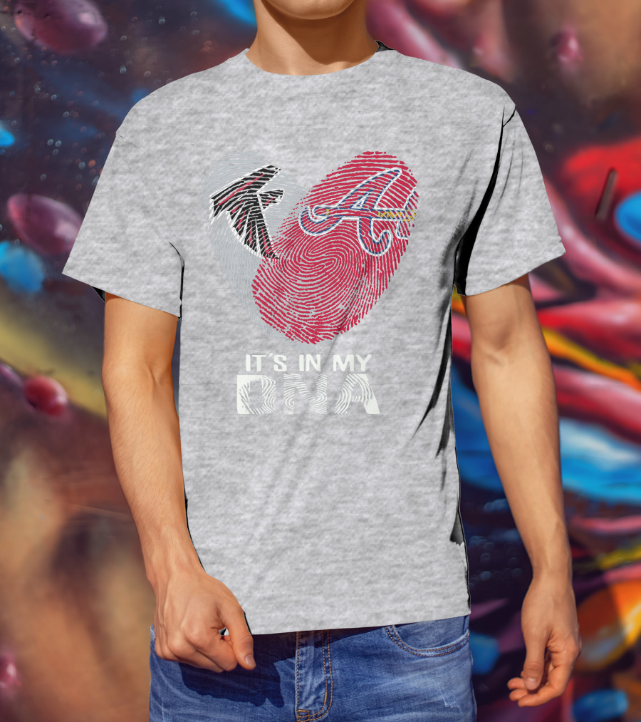 Atlanta Falcons Braves It's In My Dna T-Shirt