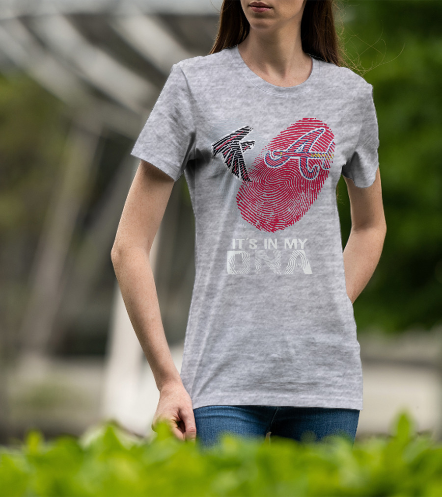 Atlanta Falcons Braves It's In My Dna T-Shirt